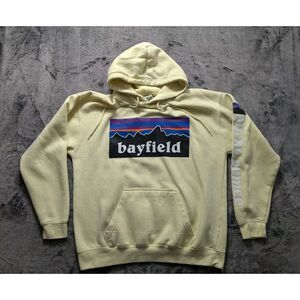 Pacific & Co Long Sleeve Hoodie Women's Size Medium Yellow